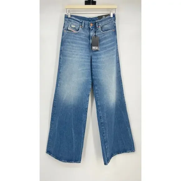 Diesel Light Blue Flare Jeans - Picture 3 of 13